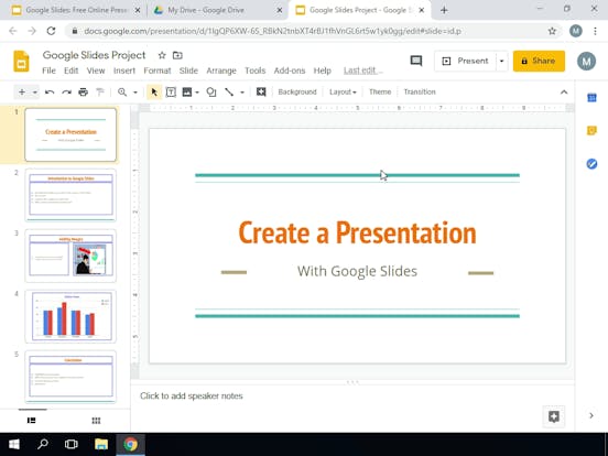 google slides tutorial for informative