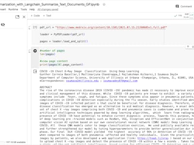 GenAI Summarization with Langchain: Summarize Text Documents