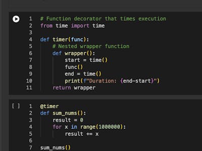 Python Decorator Functions