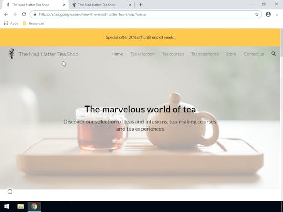 business online with the new google sites
