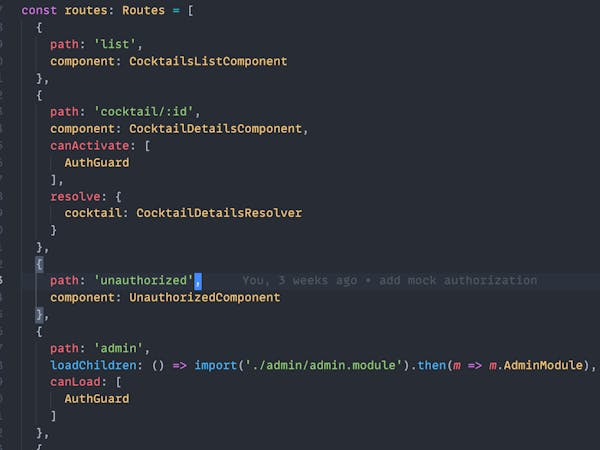 Learn Angular Routing by building a Cocktails Application