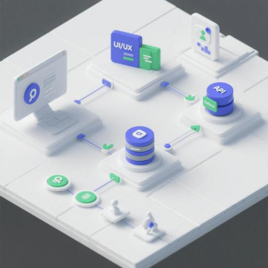 Portada: End-to-End Web Development: UI, Databases, APIs