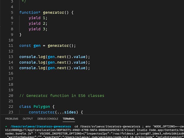 Modern JavaScript: Iterators and Generators