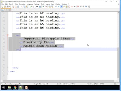 Introduction to HTML