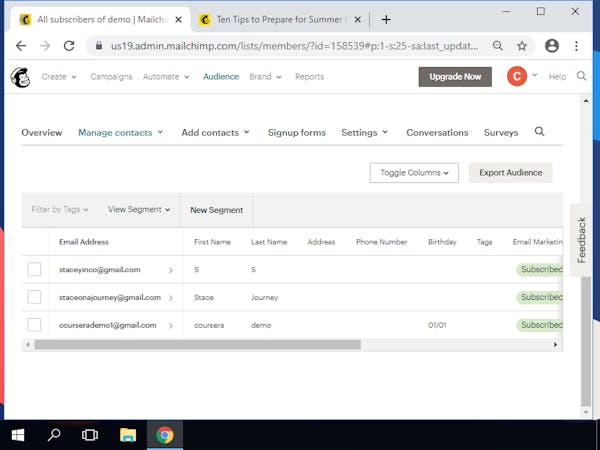 Use Mailchimp to Build an E-mail Marketing Campaign (Short Course ...