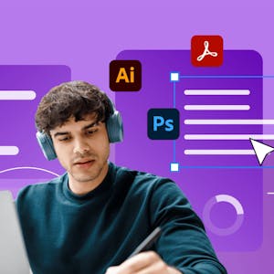 Creative Design Tools: Adobe Photoshop, Illustrator, Acrobat from Adobe online course platform