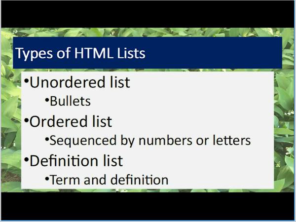 Introduction to HTML