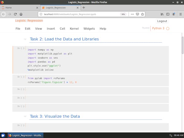 Logistic Regression with NumPy and Python