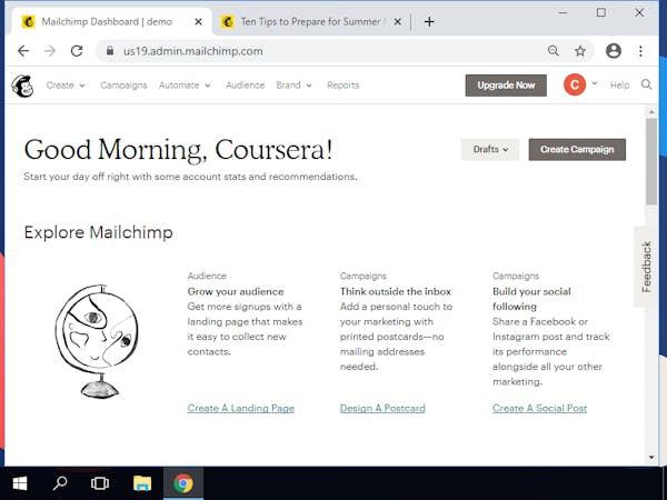 Use Mailchimp to Build an E-mail Marketing Campaign (Short Course ...