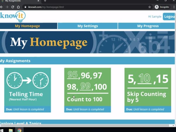 Building Students Math Skills with iKnowit