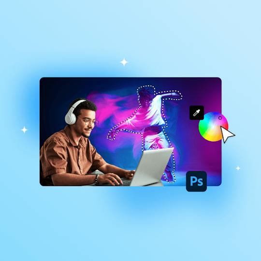 Portada: Edición de imágenes en Photoshop, composición y AI