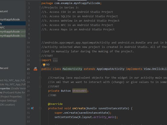 Access Nfc In An Android Studio Project