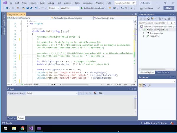 Programming in C#: A comprehensive approach to C# Fundamentals