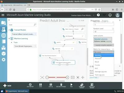 Azure Machine Learning Canvas Example Machine Learning Pipelines with Azure ML Studio