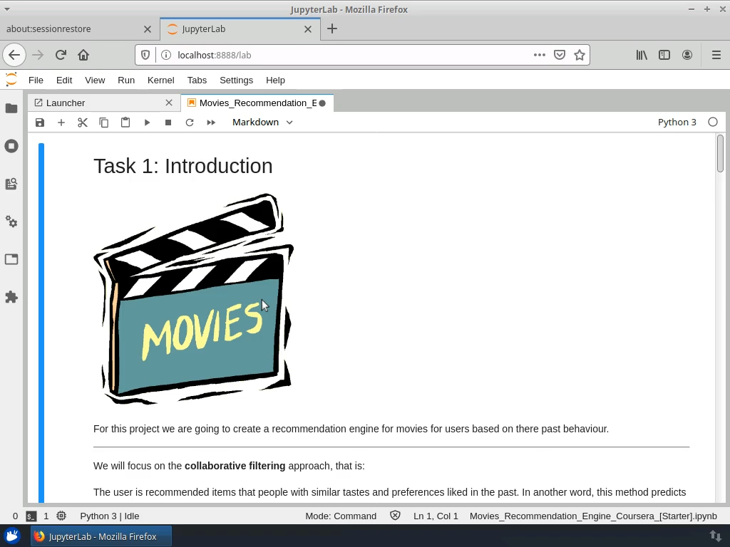 recommender systems coursera