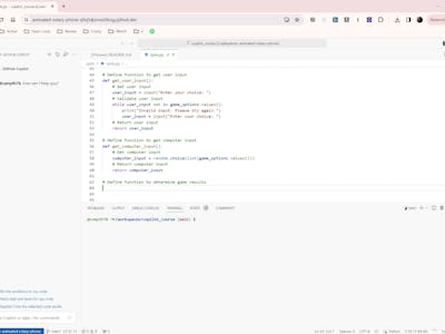 Github Copilot with Python: Creating Text Games