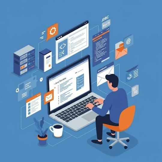 Portada: Java Servlet Development: From Basics to Real-World Projects