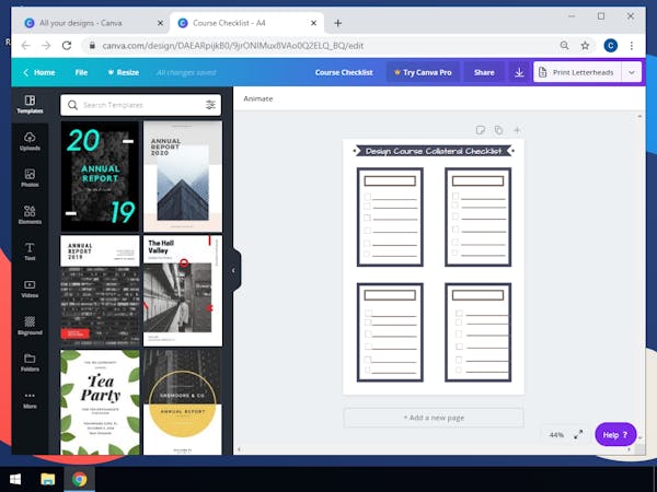Use Canva to Design Digital Course Collateral