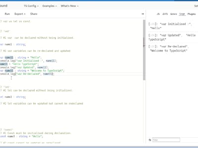 TypeScript Variables and Data Types