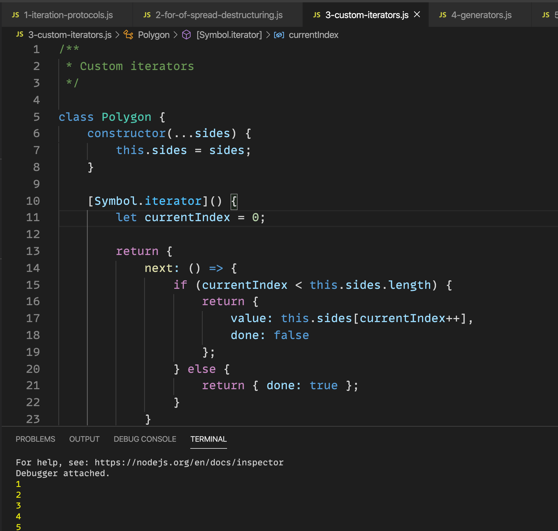 Modern JavaScript: Iterators And Generators