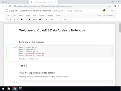 coronavirus: python programming solution to the... COVID19 Data Analysis Using Python