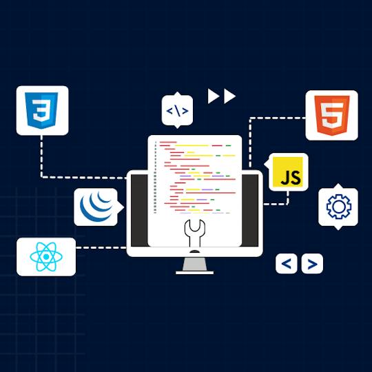Portada: Build Website with HTML, JavaScript, AngularJS, and React