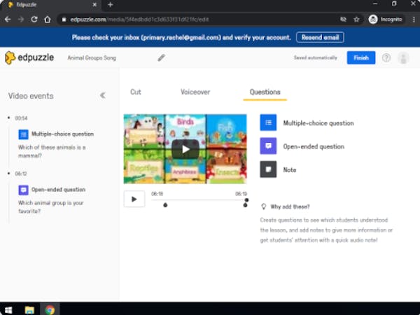Creating Interactive Learning Videos with Edpuzzle