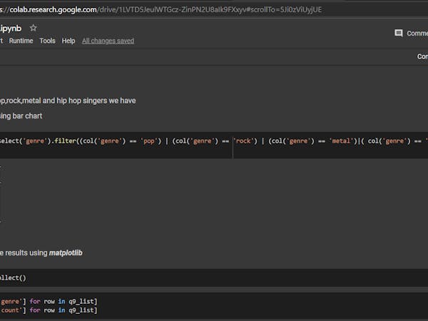 Data Analysis Using Pyspark