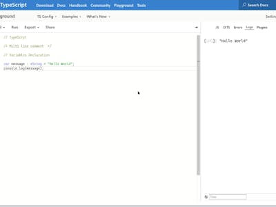 TypeScript Variables and Data Types