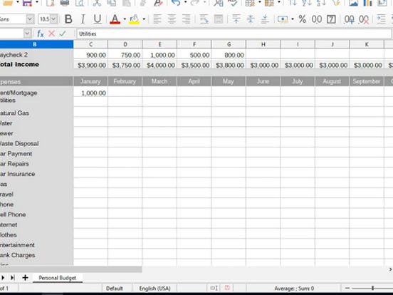 Creating A Budget In Libre Calc Creating a budget in libre calc