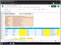 Spreadsheets for Beginners using Google Sheets