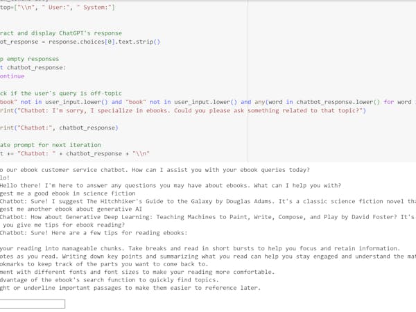Customer Service with Python: Build a Chatbot using ChatGPT
