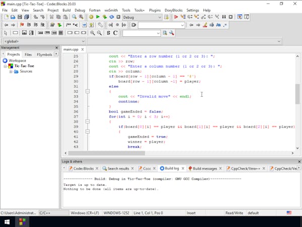 Introduction to C++ Programming: Create a Tic-Tac-Toe Game