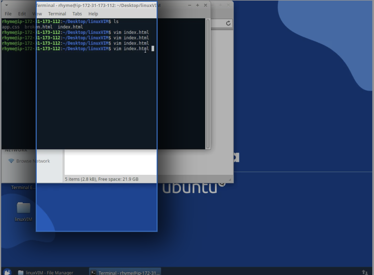Linux Use Nano Editor To Edit A Bash Script