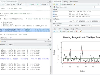 RStudio for Six Sigma - Control Charts