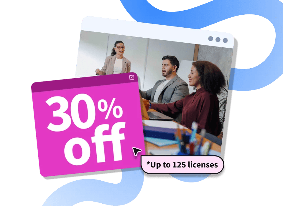 30% off team training