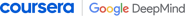 Coursera and Google Deepmind Logo