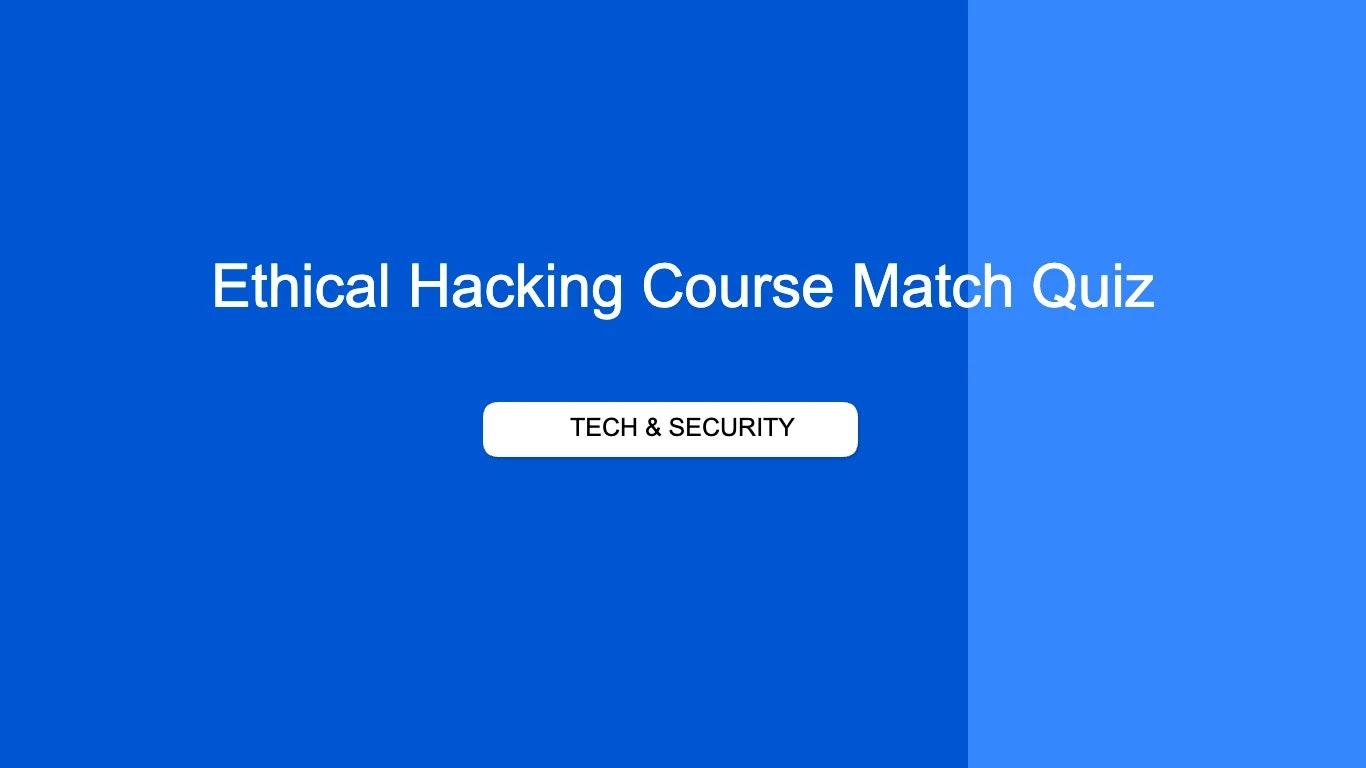 Which Ethical Hacking Course Should You Take? Find Out in 1 Minute ...