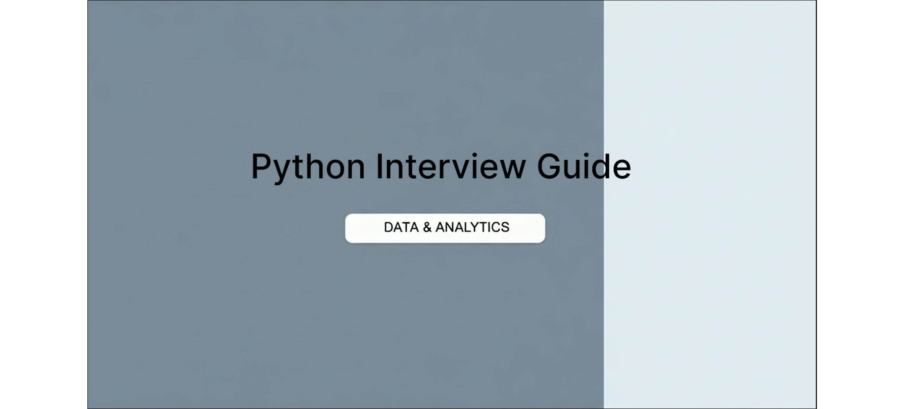 The Ultimate Python Interview Prep Guide (2026) | Coursera