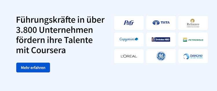Führungskräfte in über 3.800 Unternehmen fördern ihre Talente mit Coursera