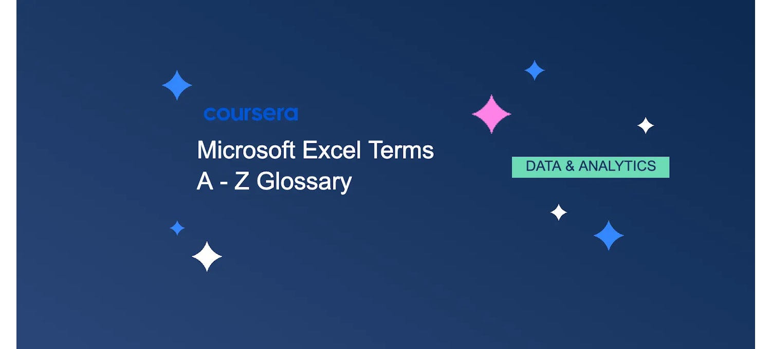 Excel Terms & Vocabulary Coursera