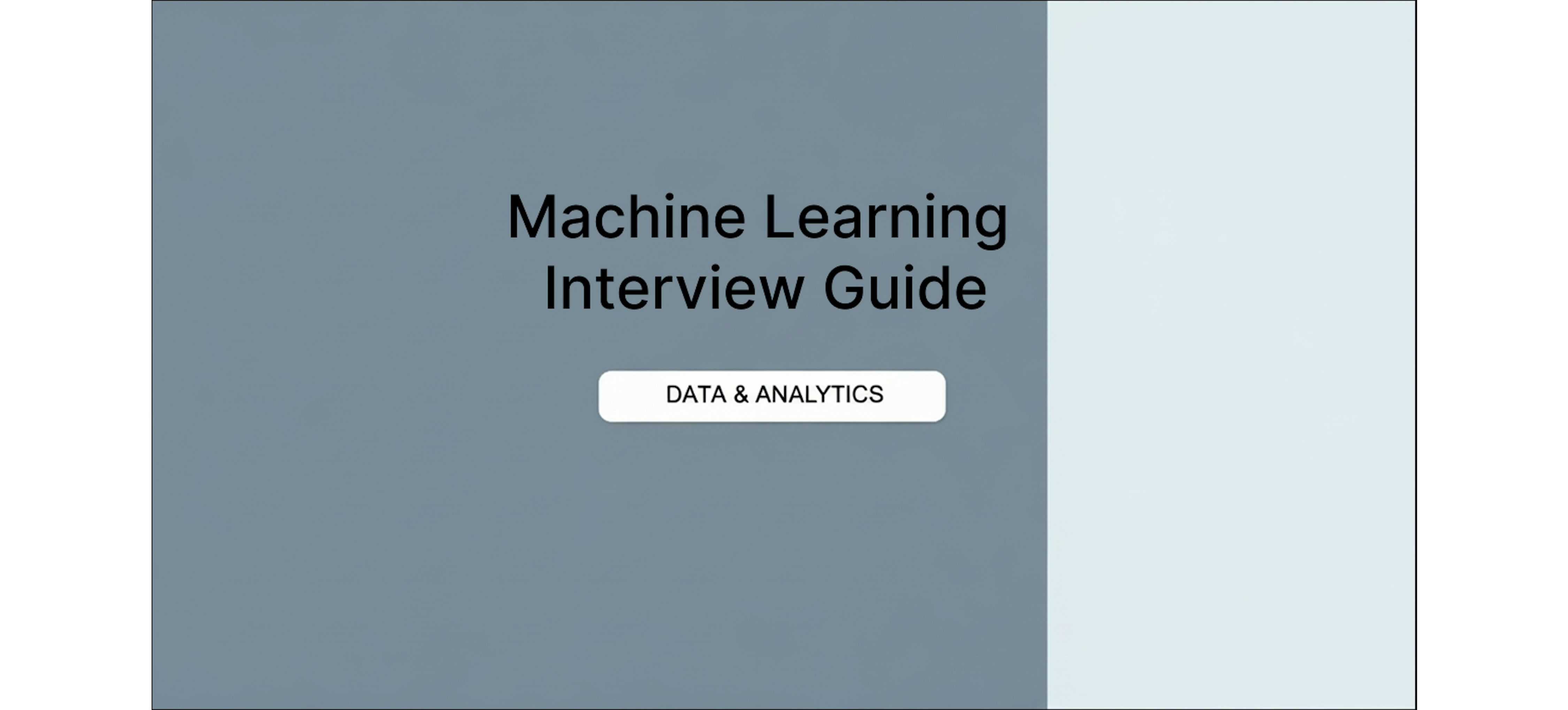 Machine Learning Interview Prep Guide (2026) | Coursera