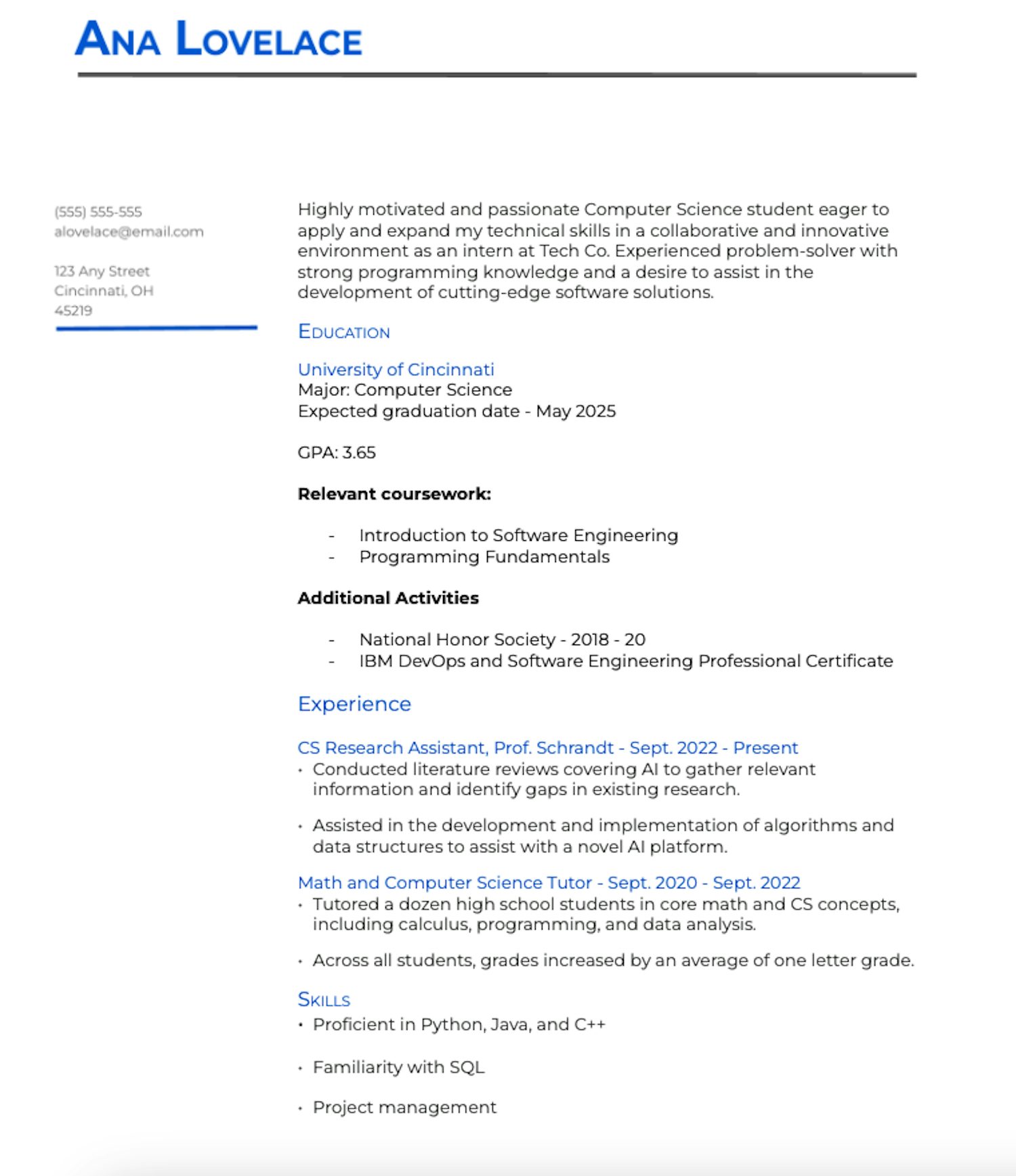 Software Engineer Resume Examples, Tips, and More Coursera