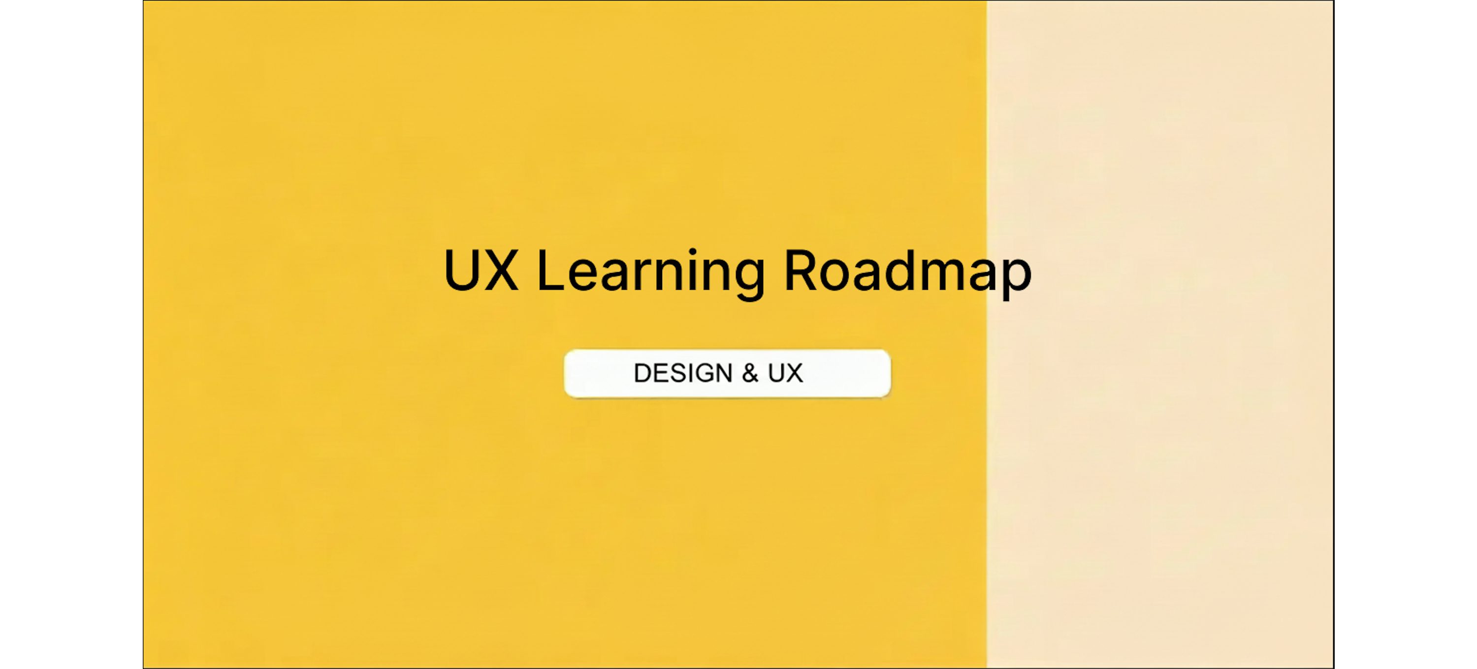 Ux Golden Path UX Design Learning Roadmap: Skills, Tools, Certifications | Coursera