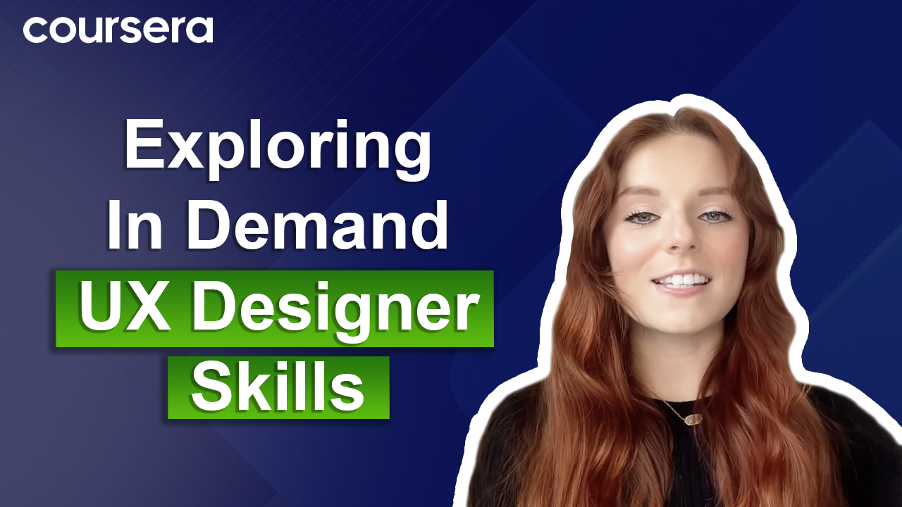 [YouTube thumbnail] Exploring in-demand UX designer skills