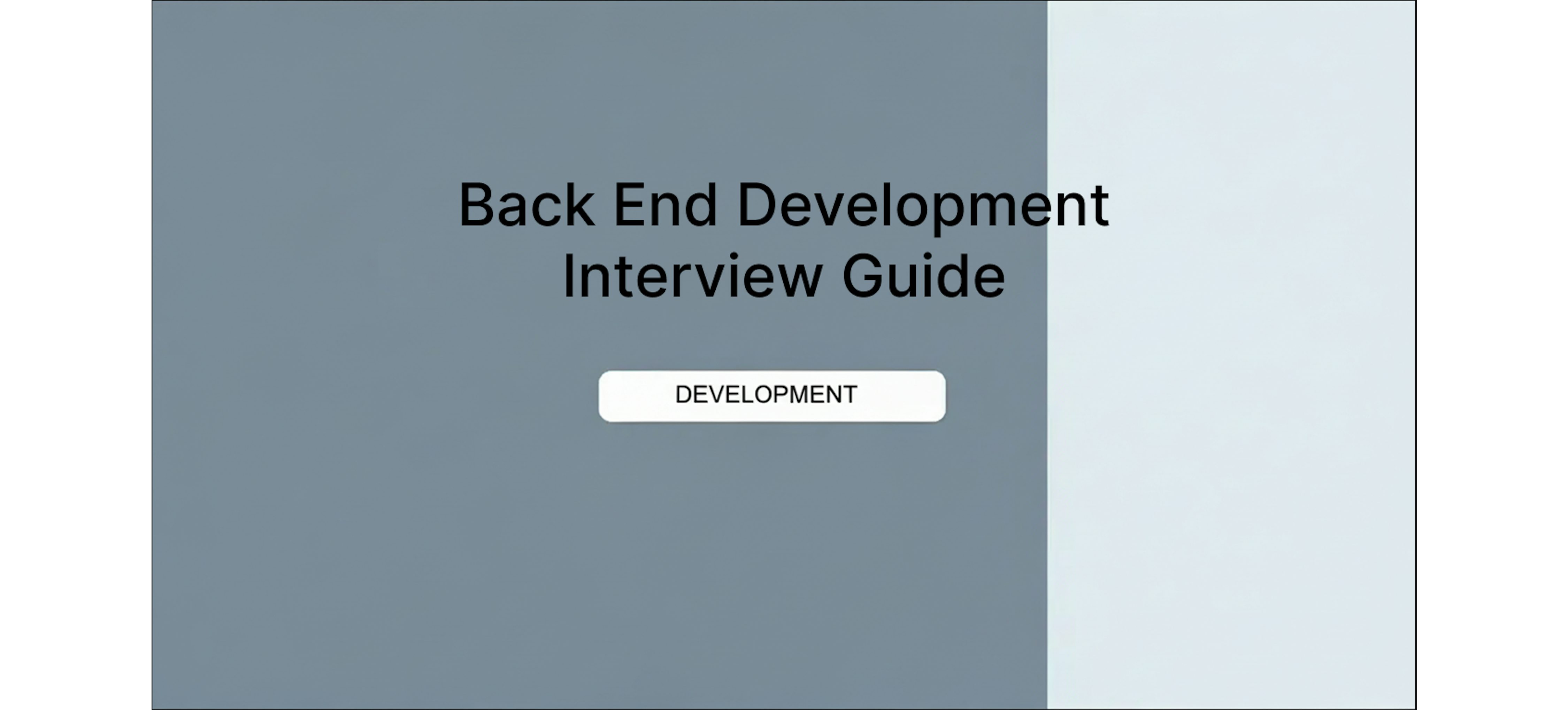 Back End Developer Interview Questions & Prep Guide 2026 | Coursera
