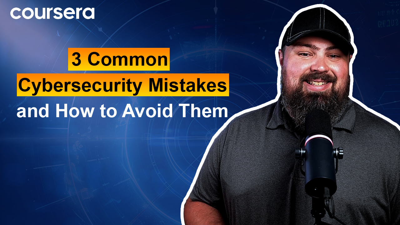 [Video thumbnail] 3 Common Cybersecurity Mistakes and How to Avoid Them