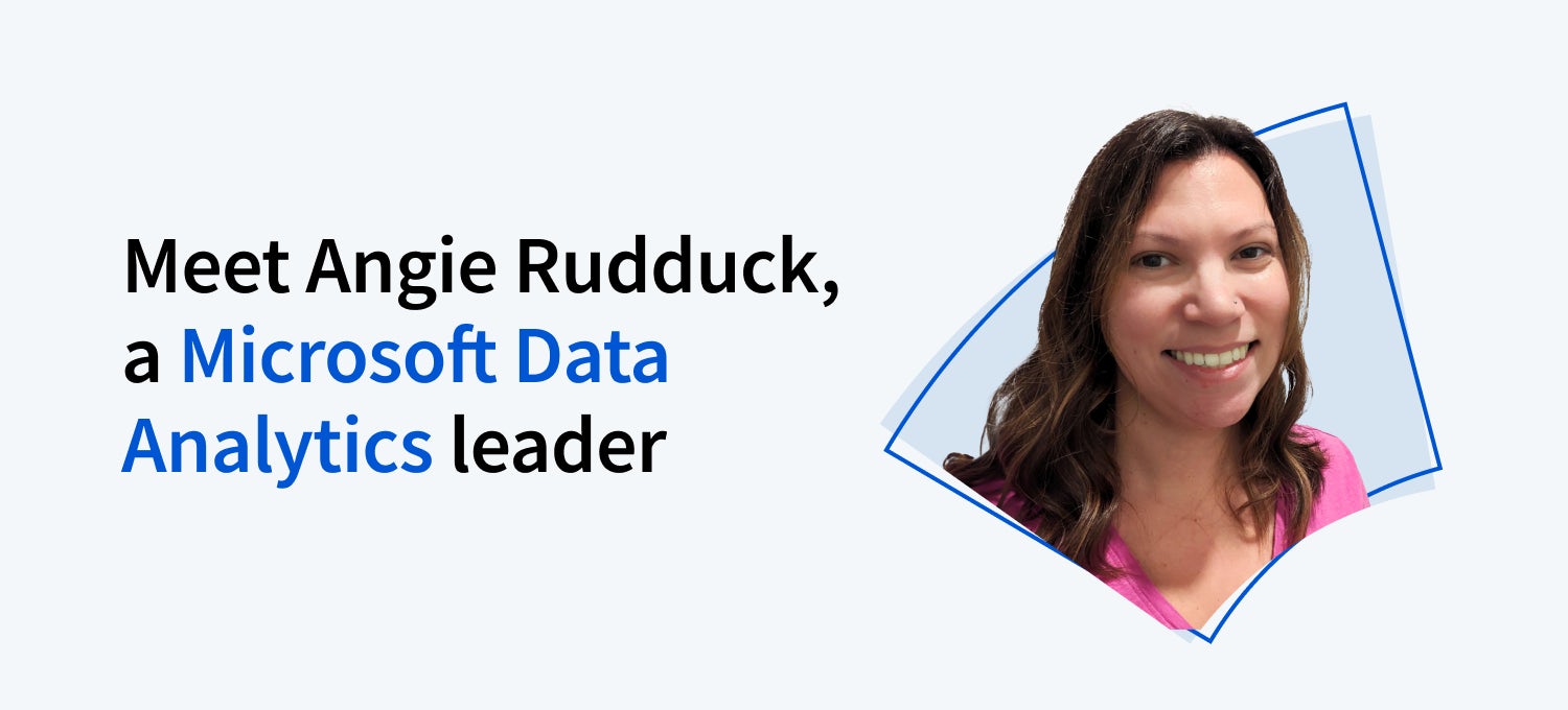 [Featured image] A portrait of Microsoft Data Analytics leader Angie Rudduck