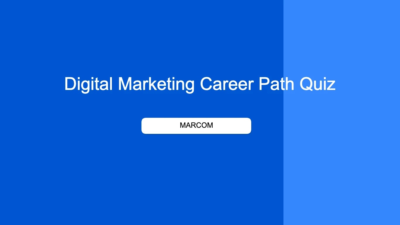Digital Marketing Career Quiz