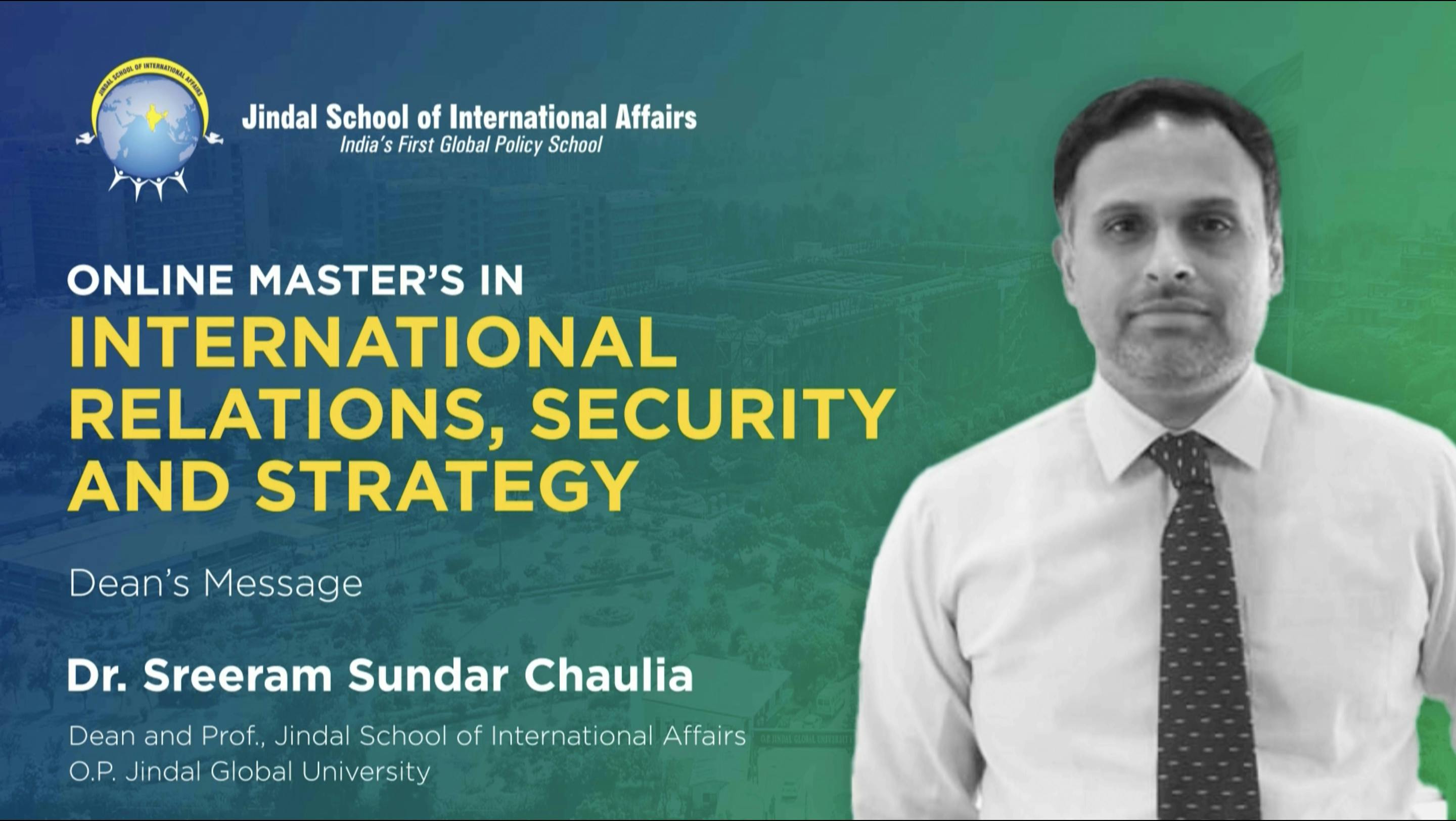 Learn International Relations in a classroom of 25+ nationalities!